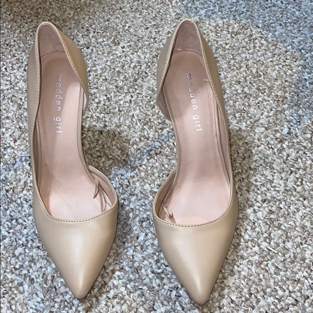 Madden Girl nude heels - size 8.5